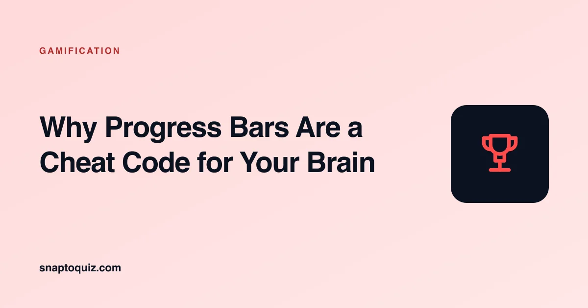 Why Progress Bars Are a Cheat Code for Your Brain